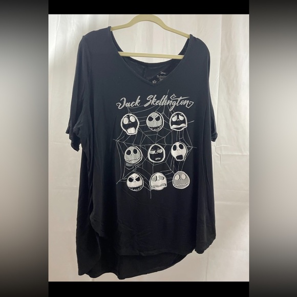 Disney Tops - Black Jack Skellington Graphic Tee